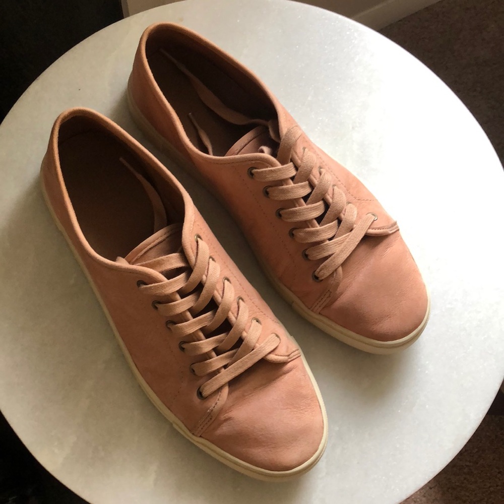 Frye 9.5 Millenial Pink Nubuck sneakers
